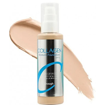 Enough Collagen Moisture Foundation SPF15 - Увлажняющая тональная основа для лица с коллагеном