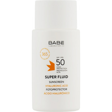 Babe Laboratorios Sun Protection Super Fluid SPF 50 - Солнцезащитный супер флюид SPF 50 для всех типов кожи